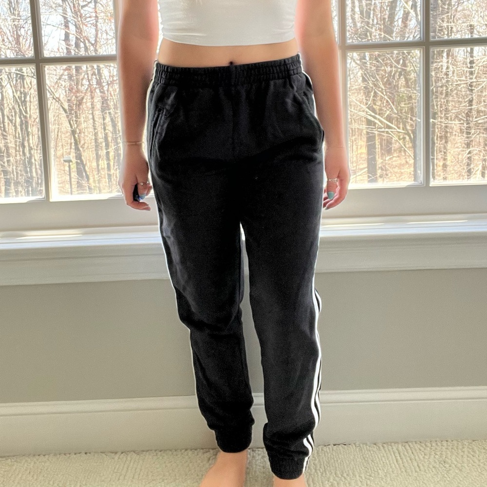 brandy melville black and white joggers